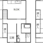 高知市介良 中古一戸建 73.02坪 昭和46年築 4LDK NO11616