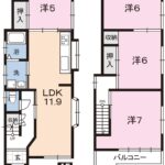 高知市大津乙 中古一戸建 4LDK 23.25坪 昭和55年築 NO11665 画像1